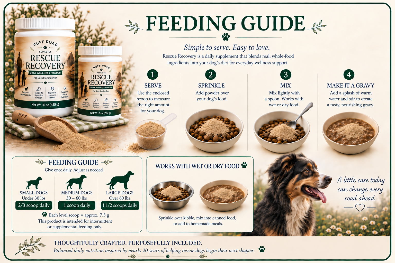 FEEDING GUIDE Detailed Sheet