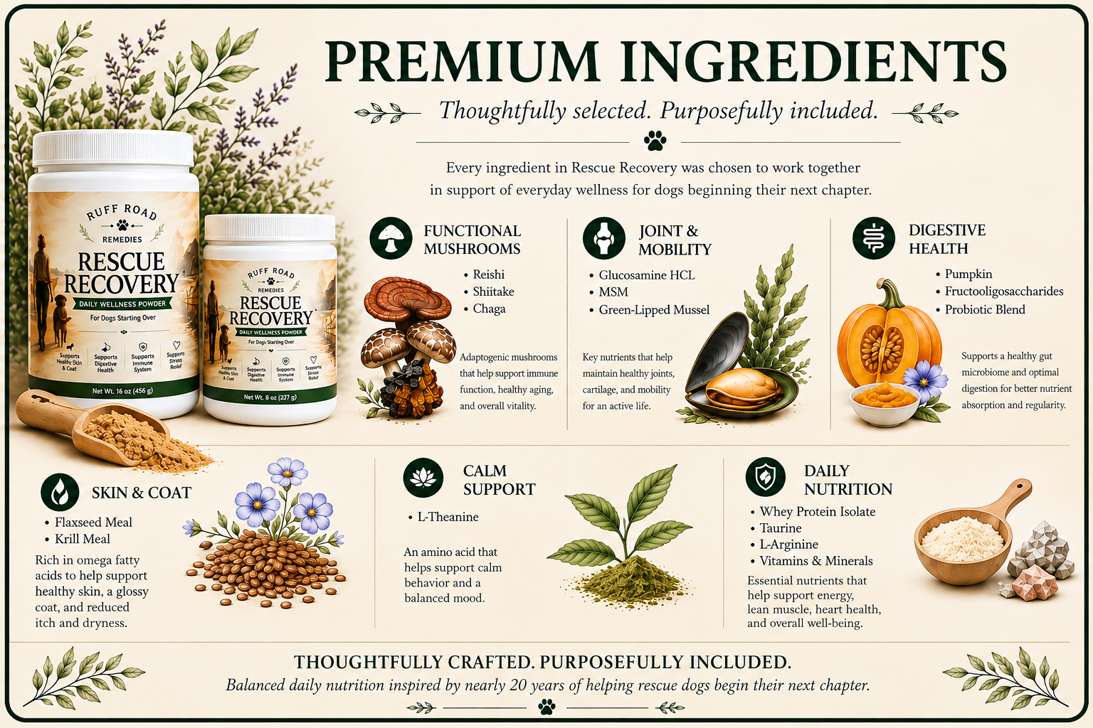 INGREDIENTS Detailed Sheet