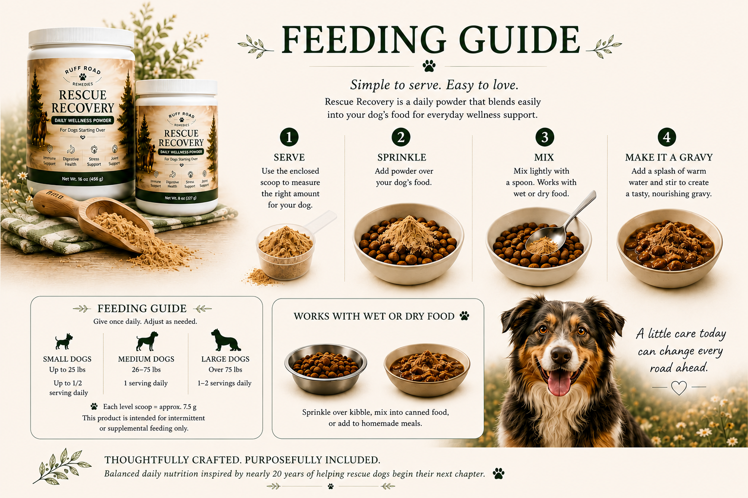 FEEDING GUIDE Detailed Sheet
