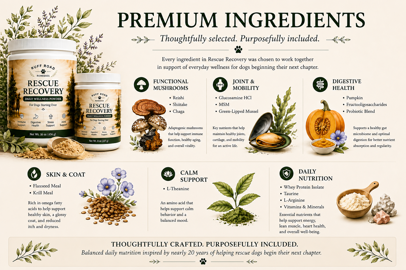 INGREDIENTS Detailed Sheet